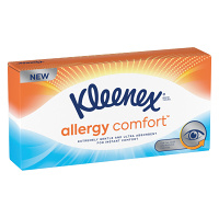 KLEENEX Papírové kapesníky 3-vrstvé Allergy Comfort Box 56 kusů