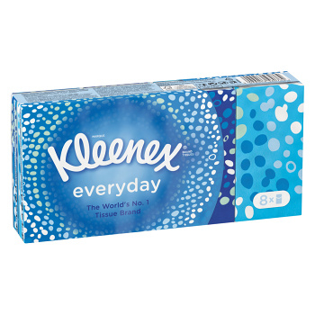 KLEENEX Papírové kapesníky 3-vrstvé Everyday 8 kusů (Papírové kapesníčky) - Hygienické