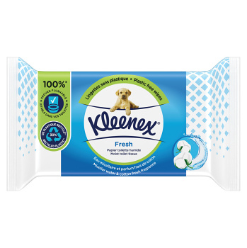 KLEENEX Vlhčený toaletní papír Fresh 42 kusů (Toaletní papír a ubrousky) - Vlhčené