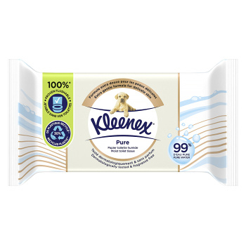 KLEENEX Vlhčený toaletní papír Pure 38 kusů (Toaletní papír a ubrousky) - Vlhčené