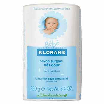 KLORANE Bébé Savon Surgras Jemné dětské mýdlo 250 g