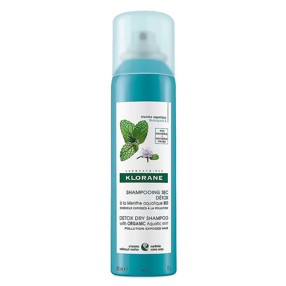 Levně KLORANE Suchý šampon máta vodní-detox 150 ml