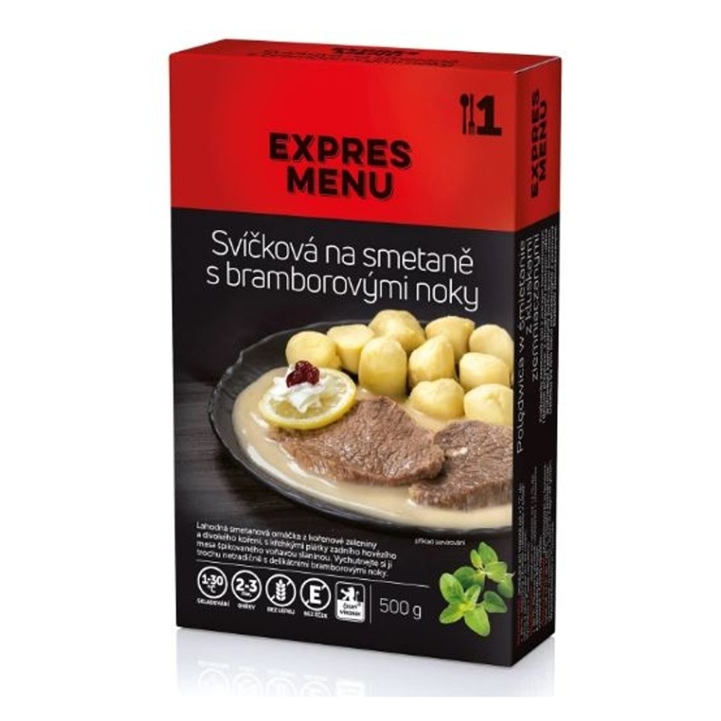 E-shop EXPRES MENU Svíčková na smetaně s bramborovými noky 500 g