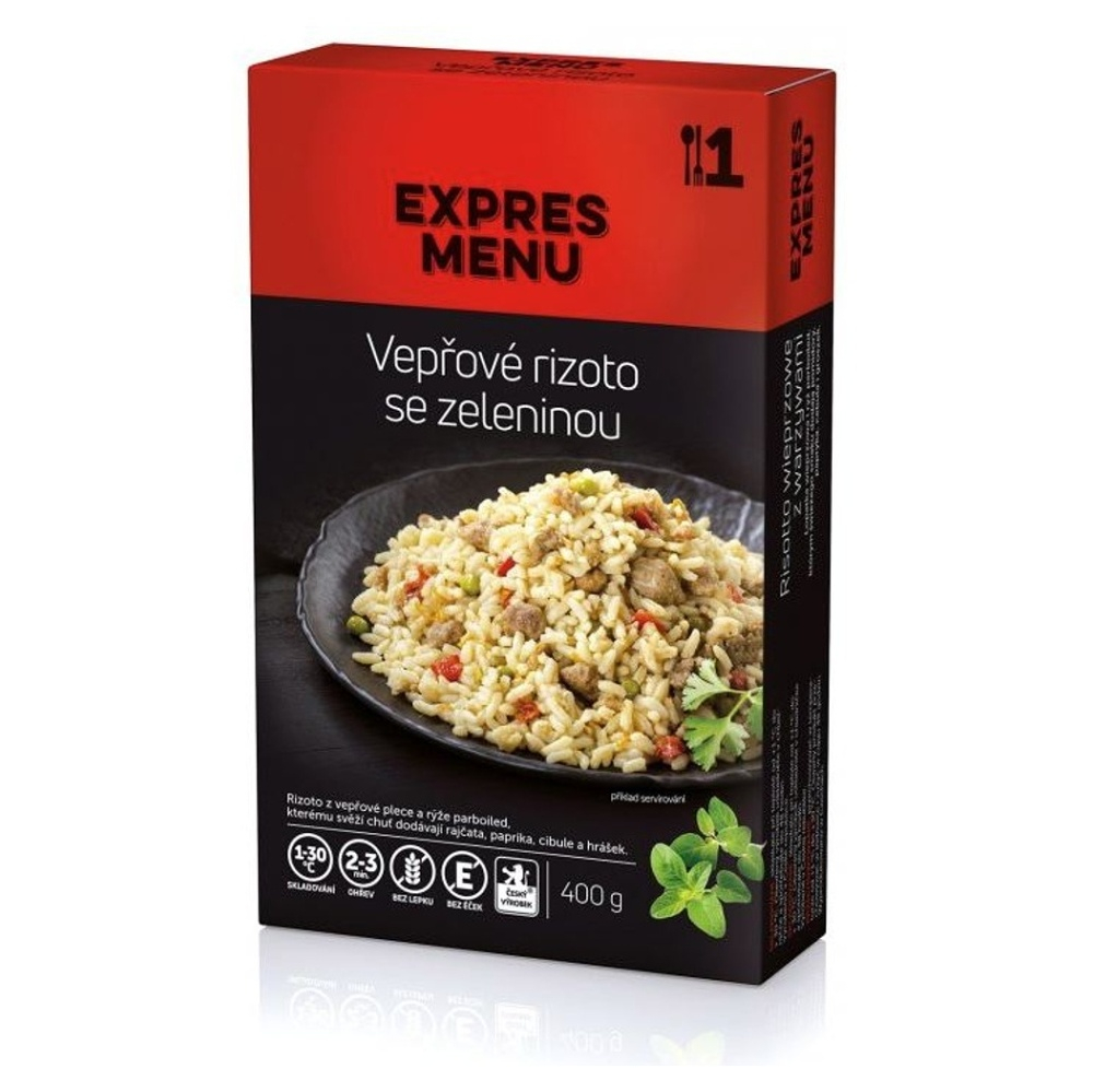 E-shop EXPRES MENU Vepřové rizoto se zeleninou 400 g