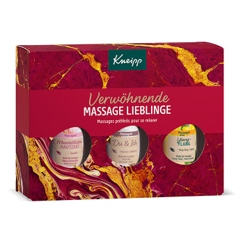 KNEIPP Masážní oleje 3 x 20 ml Dárkové balení (Kosmetické balíčky) - Přírodní