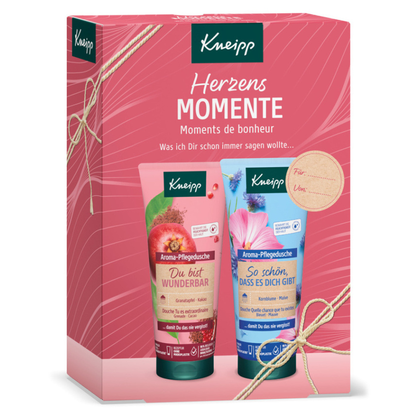 KNEIPP Od srdce Sprchové gely 2 x 200 ml Dárkové balení