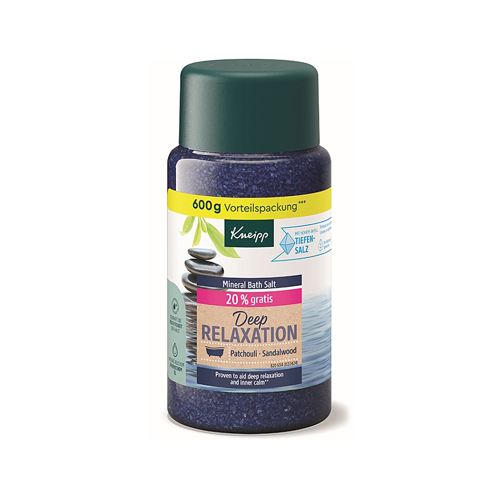 Kneipp Deep Relaxation sůl do koupele 600 g