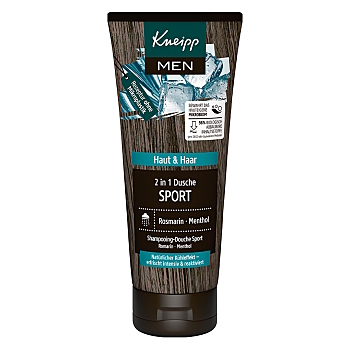 KNEIPP Sport sprchový gel  2v1 200 ml (Přírodní přípravky na sprchování a mytí) - Čistící