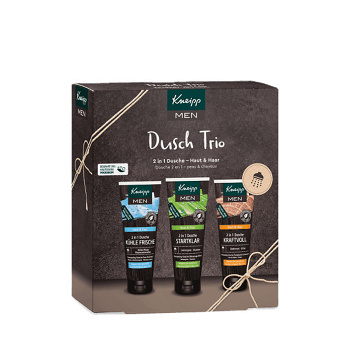 KNEIPP Sprchové trio pro muže Dárková sada 3 x 75 ml (Kosmetické balíčky)
