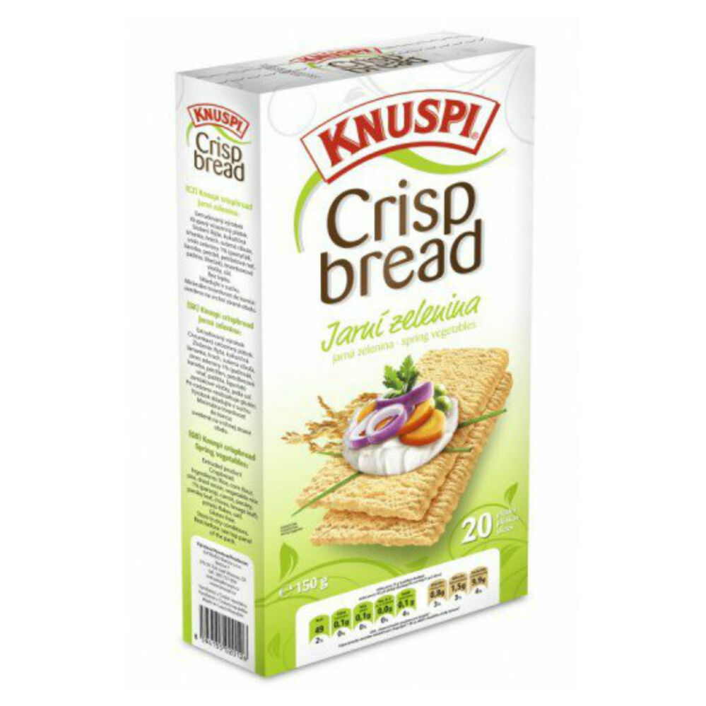 E-shop KNUSPI Crispbread jarní zelenina 150 g