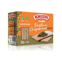 KNUSPI Vegan protein crispbread dýně 150 g