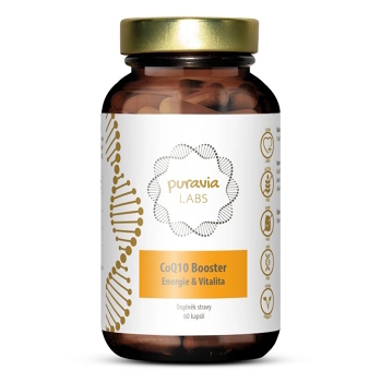 PURAVIA LABS Koenzym Q10 Booster 60 kapslí (Koenzym Q10) - Vícesložkové