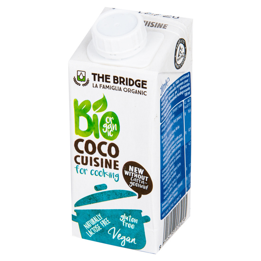 Levně THE BRIDGE Kokosová alternativa smetany na vaření 200 ml BIO