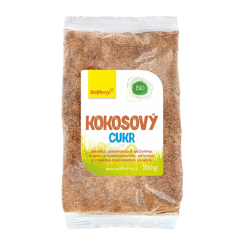 E-shop WOLFBERRY Kokosový cukr BIO 500 g
