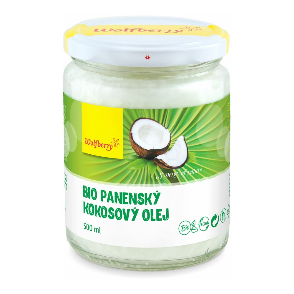 E-shop WOLFBERRY Panenský kokosový olej BIO 500 ml