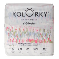 KOLORKY DAY Moments jednorázové EKO plenky L (8-13 kg) 27 kusů