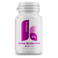 KOMPAVA Amino BCAA forte 2:1:1 400 mg 180 kapslí