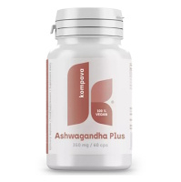 KOMPAVA Ashwagandha plus 350 mg 60 kapslí