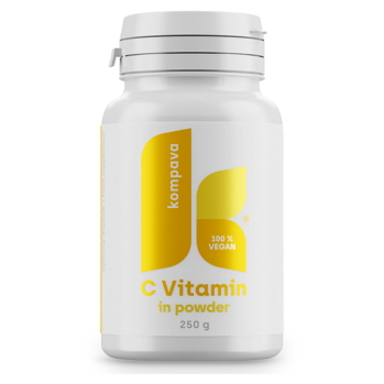 KOMPAVA CÉ Vitamín v prášku 250 g (Vitamín C) - Jednosložkové