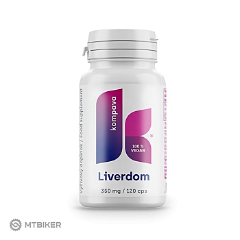 KOMPAVA Liverdom 350 mg 120 kapslí (Detoxikace jater, očista jater)