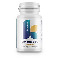 KOMPAVA Omega-3 TG premium 100 kapslí