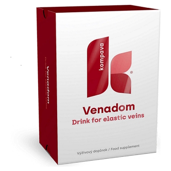 KOMPAVA Venadom příchuť broskev 25 x 11 g (Žíly a cévy) - Vícesložkové