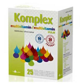 VULM Komplex Multivitamin 90 + 30 tablet