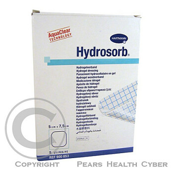 Kompres Hydrosorb sterilní 5 x 7.5 cm / 5 ks