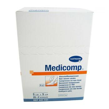 Kompres Medicomp ster. 5 x 5cm / 25 x 2 ks 4217216