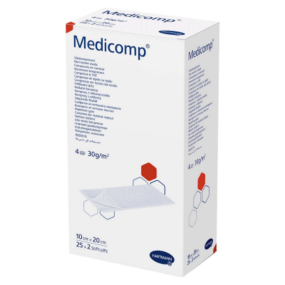 E-shop Kompres Medicomp sterilní 10x20cm/25x2ks