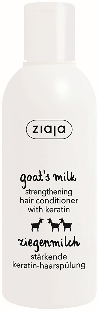 Levně ZIAJA Kondicionér na suché a matné vlasy s keratinem Goat`s Milk 200 ml