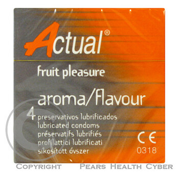 Kondom ACTUAL Aroma 4ks (Kondomy) - S vůní