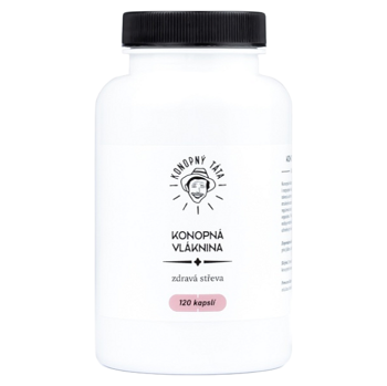 KONOPNÝ TÁTA Konopná vláknina 120 kapslí (Vláknina, psyllium)