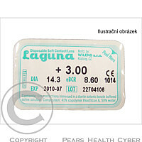 Kontaktní čočky měkké Laguna +0,75D/8,60 mm 1 ks zkušební