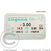 Kontaktní čočky měkké Laguna -3,25D/8,60 mm 1 ks zkušební