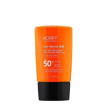 KORFF Sun Secret Ultralehký pleťový fluid SPF50+ 50 ml (Opalovací krémy) - Voděodolné