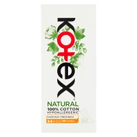 KOTEX Natural Slipové vložky Normal 20 kusů