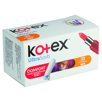 KOTEX Tampony Ultra Sorb Normal 32 kusů
