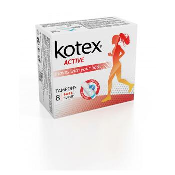 KOTEX Tampony Active Super 8 ks