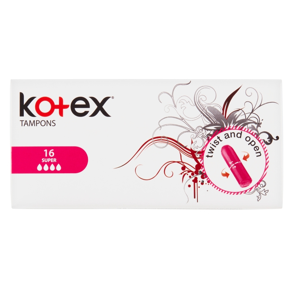 E-shop KOTEX tampóny Super 16 ks