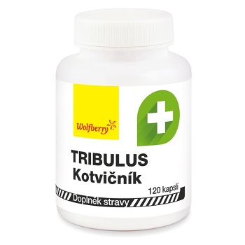WOLFBERRY Tribulus terrestris kotvičník zemní 120 kapslí (Doplňky stravy pro potenci, erekci) - Vícesložkové