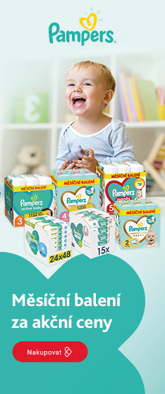 PAMPERS měsíční balení výhodně