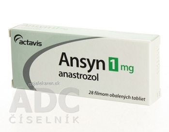 ANASTROZOL ACTAVIS 1 MG  28X1MG Potahované tablety