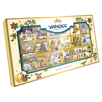 CARLA Mléčné neapolitánky Vánoce J. Lada 90 g (Čokolády) - Mléčné