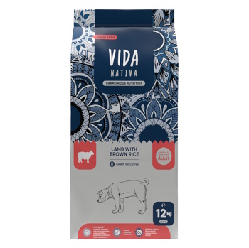 KRAFTIA Vida Nativa Adult M/L Lamb&Rice granule pro psy, Hmotnost balení: 12 kg