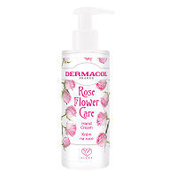 DERMACOL Flower Care Krém na ruce s pumpičkou Růže 150 ml