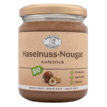 EISBLUMERL Krém z lískových ořechů Nugát pražený BIO 250 g