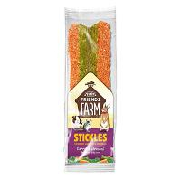 SUPREME Tiny Farm stick.carrot/broccoli tyčinky pro býložravce 100 g 2 kusy