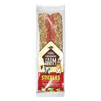 SUPREME Tiny Farm stick.apple/cranberry tyčinky pro býložravce 100 g 2 kusy