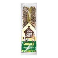 SUPREME Tiny Farm stick.hay/herbs tyčinky pro býložravce 100 g 2 kusy